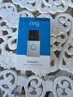 Ring door camera/chime and extra battery