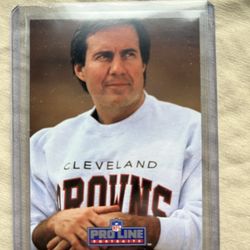 Bill Belichick Rookie Coach Card