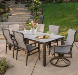 SunVilla Nichols 7-piece Sling Outdoor Patio Dining Set