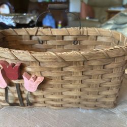 Handcrafted Tulip Basket