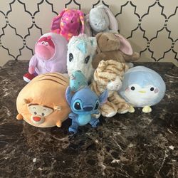 Lot of Kids Stuffed Toy Animals (10)