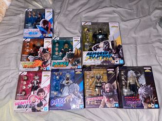 My hero Sh figuarts lot of figures