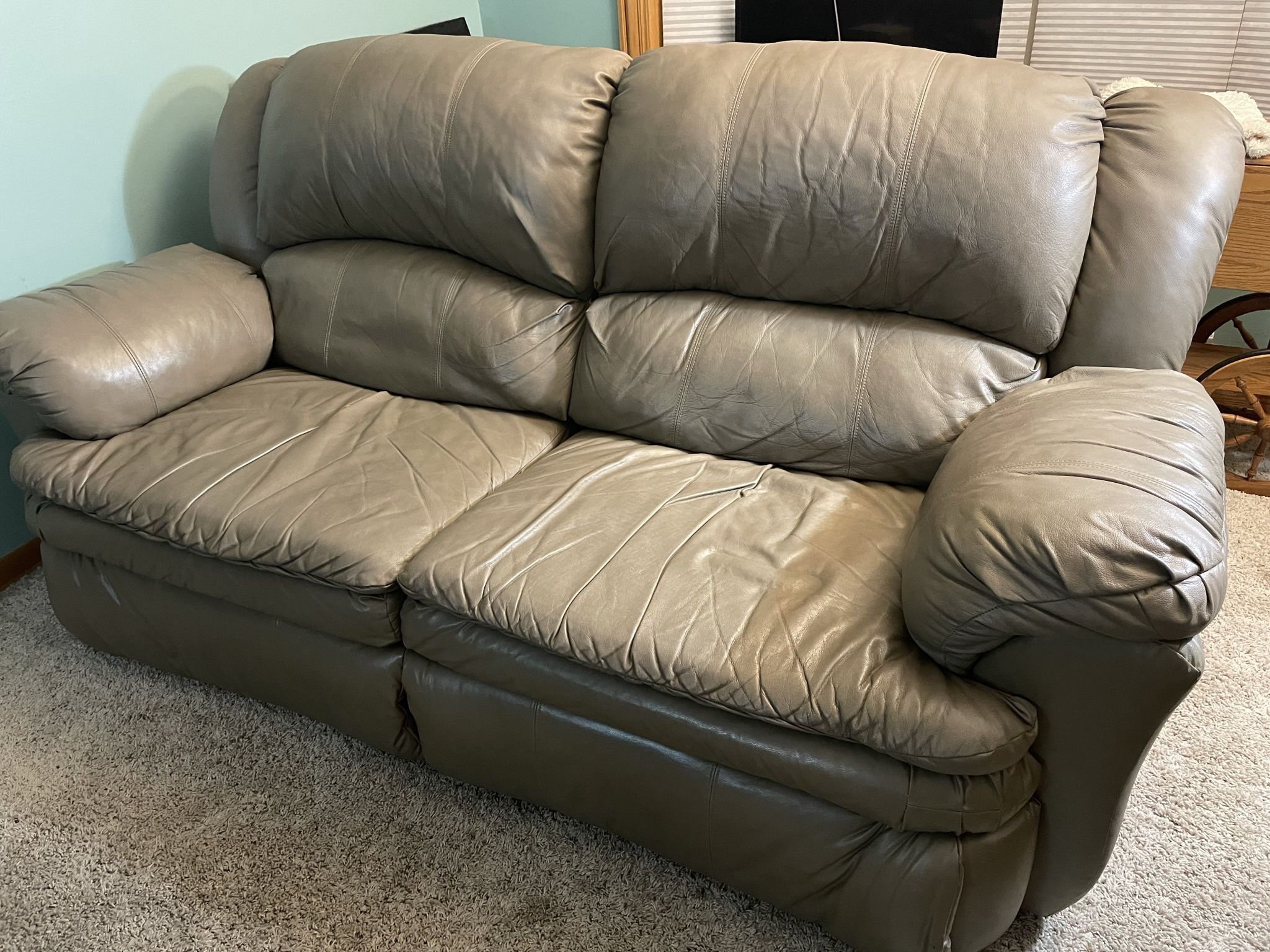 Leather Couch And Loveseat