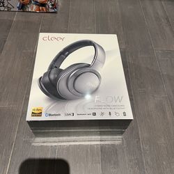 Cleer Flow Hybrid Noise-Canceling Bluetooth Headphones (Silver)