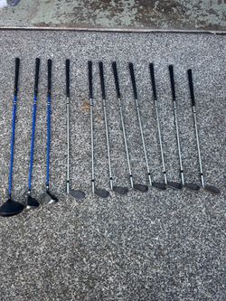 LEFT-HANDED US KIDS GOLF 54” SET + TAYLORMADE PUTTER