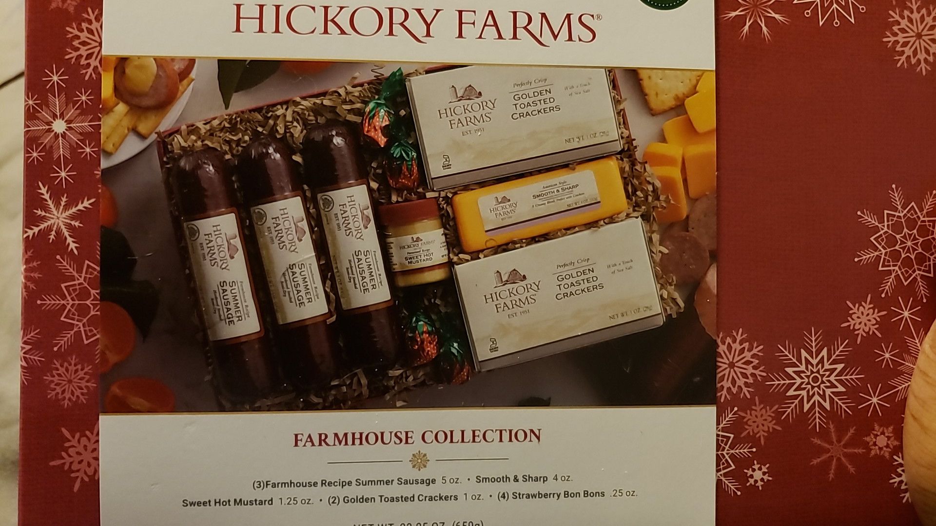 Hickory farms farmhouse collection gift set
