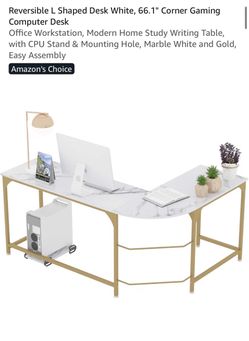 L-shape Desk - Gray