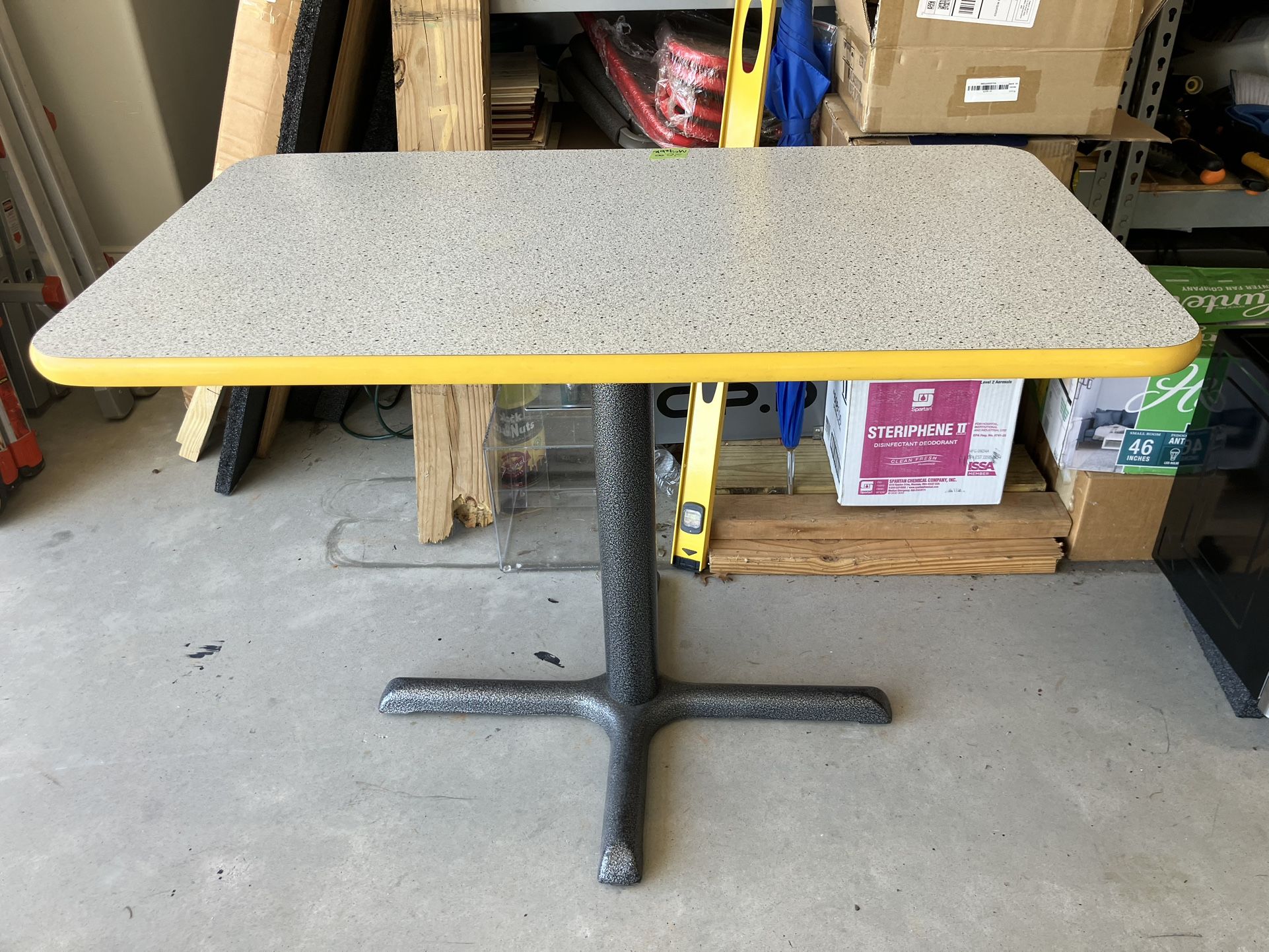 Table Cast Iron Legs From McDonalds Restaurant