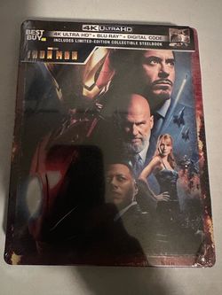 Iron Man 4K Ultra HD + Blu-ray SteelBook – Best Buy Exclusive