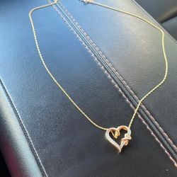 *Zales* Diamond/gold Necklace 