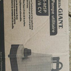 Little Giant Aluminum Manual Hydroponics Pump