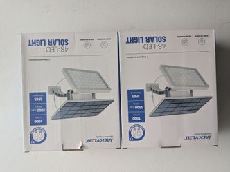 Jackyled 48 LED solar light. White casing