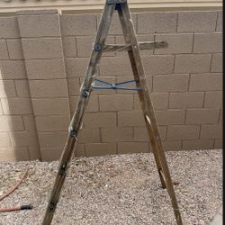 Homestead 6 Foot Wooden Ladder