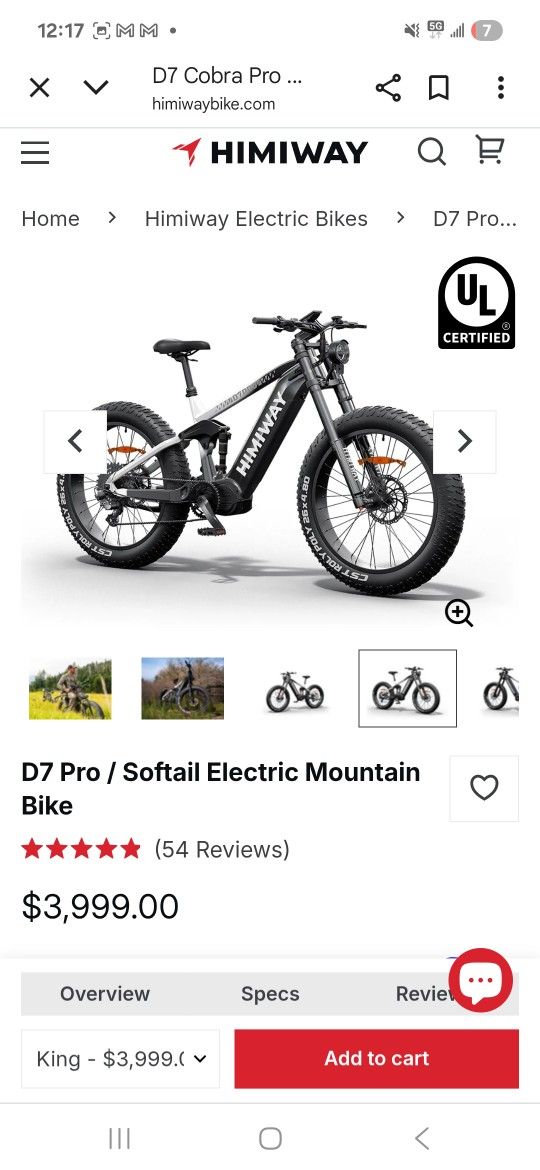Himiway EBike D7pro
