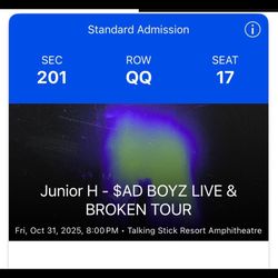 JUNIOR H TICKETS