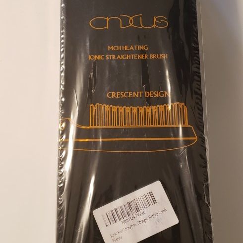 Heated Hair Straightener Brush