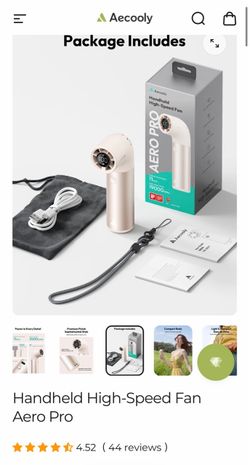Handheld High-Speed Fan