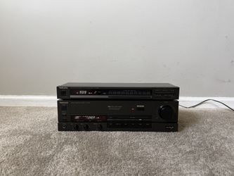 Technics Home Stereo Audio System - Integrated Amplifier and Radio Tuner Receiver
