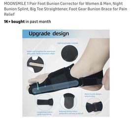 Pair Foot Bunion Corrector for Women & Men,