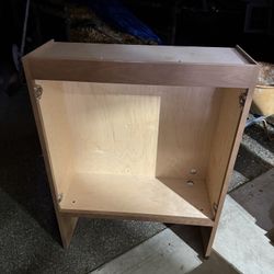 Beech Wood Cabinet And Floating Shelves 