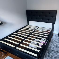 Full bed frame with storage!