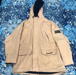 Vintage Timberland  Heavy Tan  Weather Jacket Men’s Small