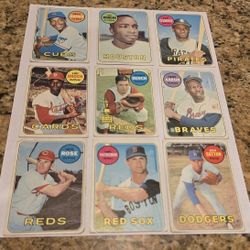 🔥 1969 Topps Baseball – Starter / Collector-Grade Partial Set (415/664) – 22 Hall of Famers 🔥