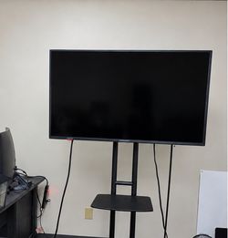 55” Insignia TV with Rolling Floor Stand