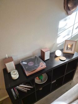 60" Cube Storage Console - Dark Espresso