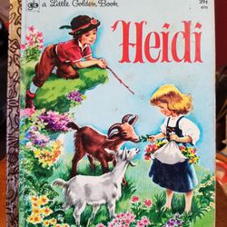 Little Golden Book #470 Heidi, 9th Printing 1973