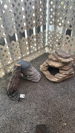 Aquarium filter and reptile cave