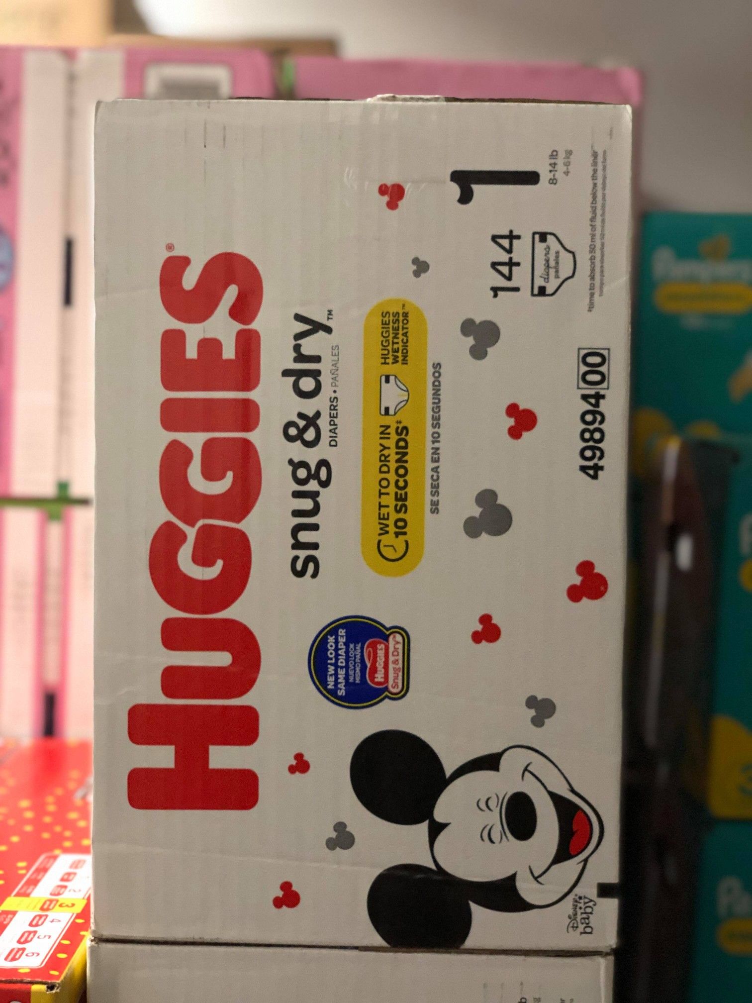Huggies snug dry size 1