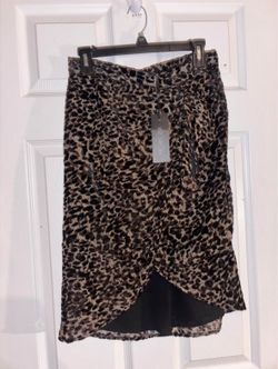 Leopard Print Skirt 