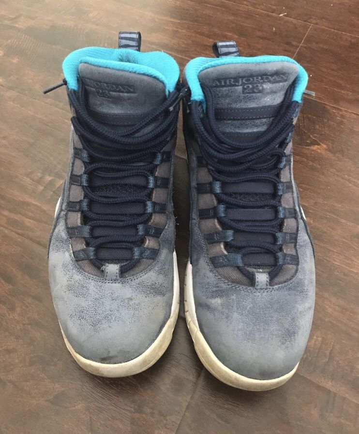 Air Jordan 10 Los angeles Mens Soze 5.5 /womans Size 7 / Kids 5.5 City Pack Rare LA Dodger Color