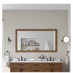 Home Decorators Collection Caville 60 in. W x 32 in. H Rectangular Framed Wall Mount Bathroom Vanity