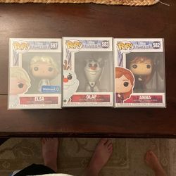 Funko POP Frozen II Collection Elsa Ana And Olaf
