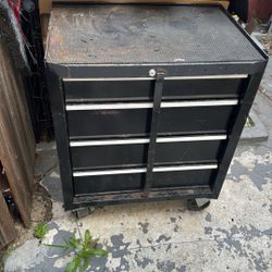 Standard Duty 4-Drawer Rolling Tool Cabinet in Gloss Black $OBO