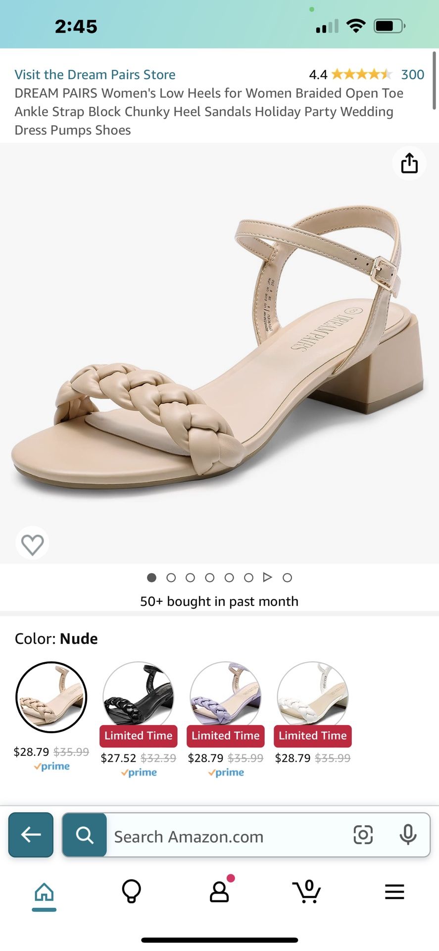 DREAM PAIRS Women's Low Heels Size 9.5