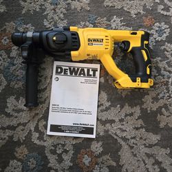 Dewalt 20 Volt Max Cordless Brushless 1 in SDS Plus  Handle Rotary Hammer Tool Only 