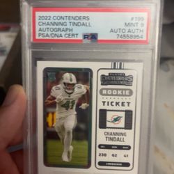 Channing tindall mint 9 auto psa 