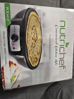 Nutrichef electric crepe maker