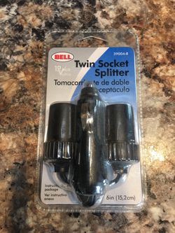 Dual socket splitter