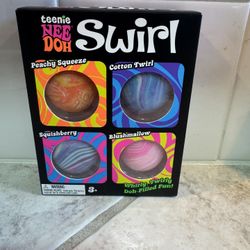 Teenie Nee Doh Swirl Set Of 4