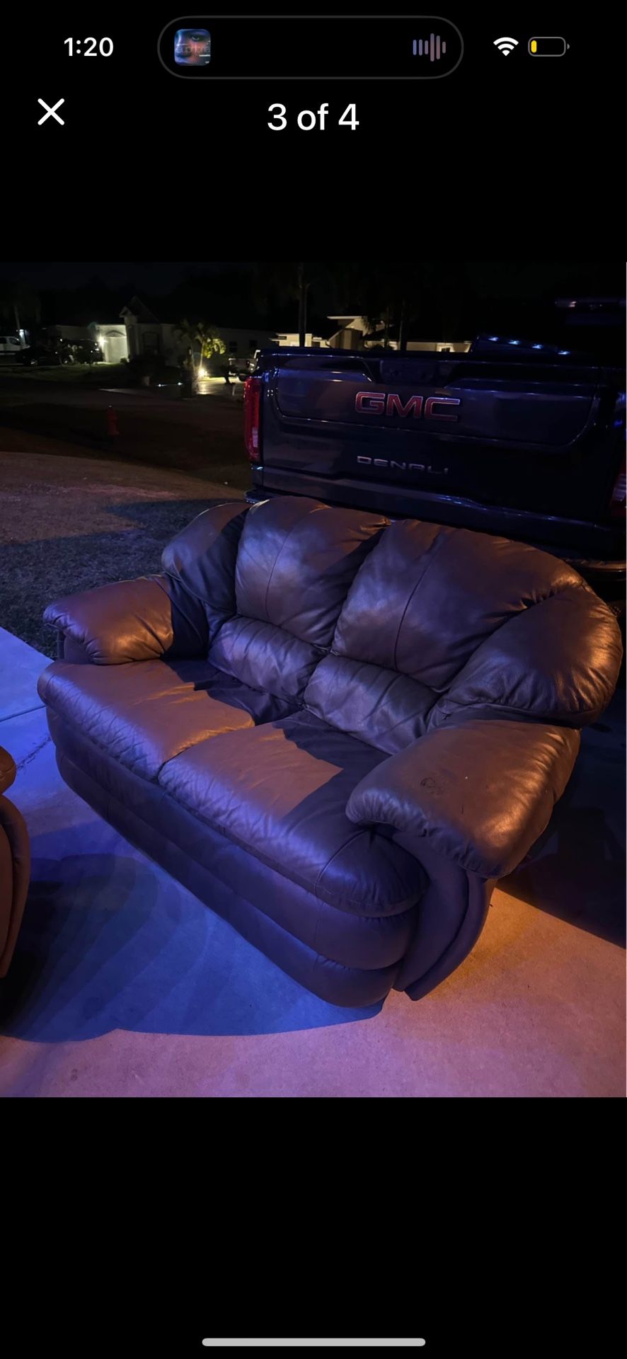2 Leather Couches