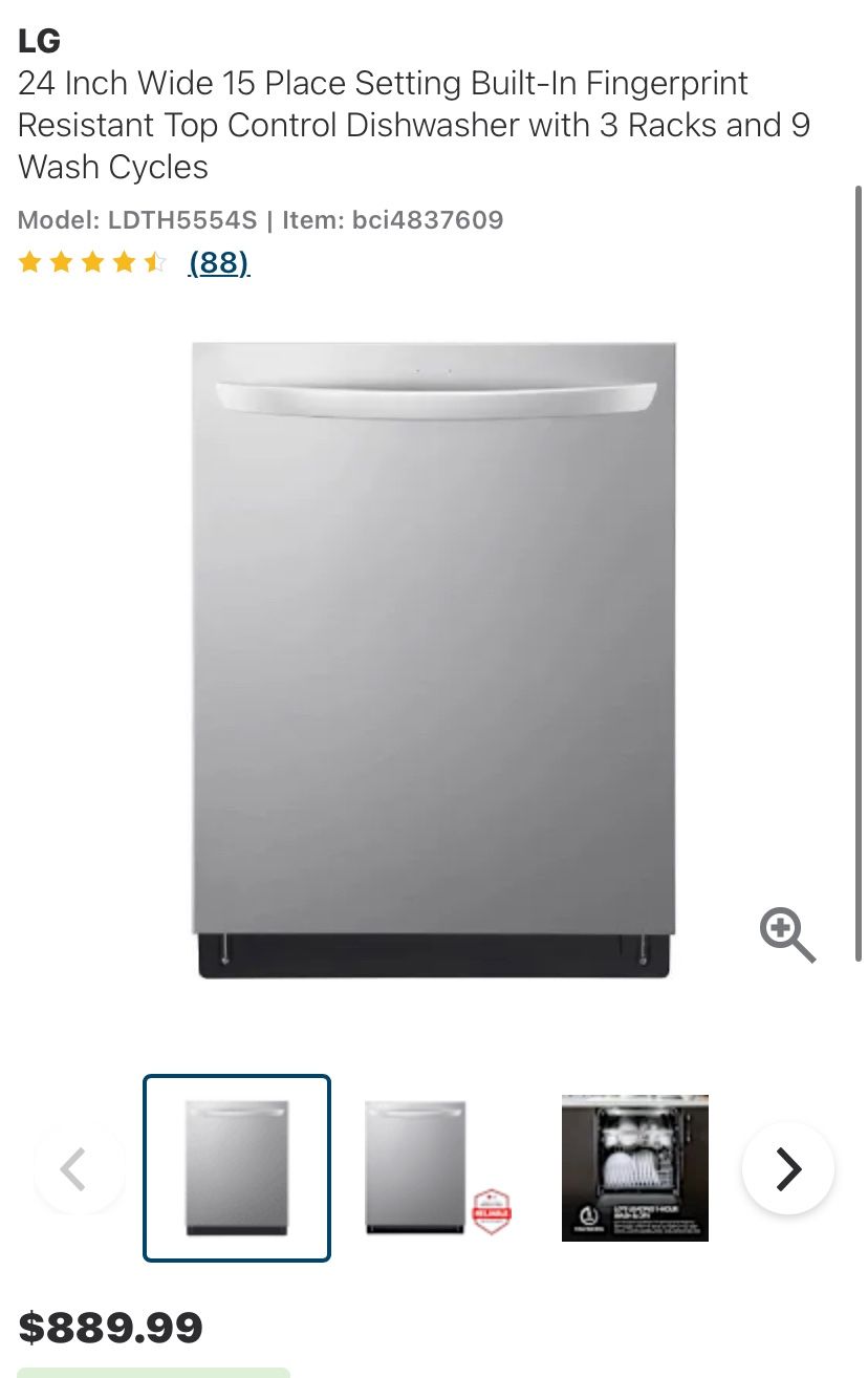 LG DISHWASHER
