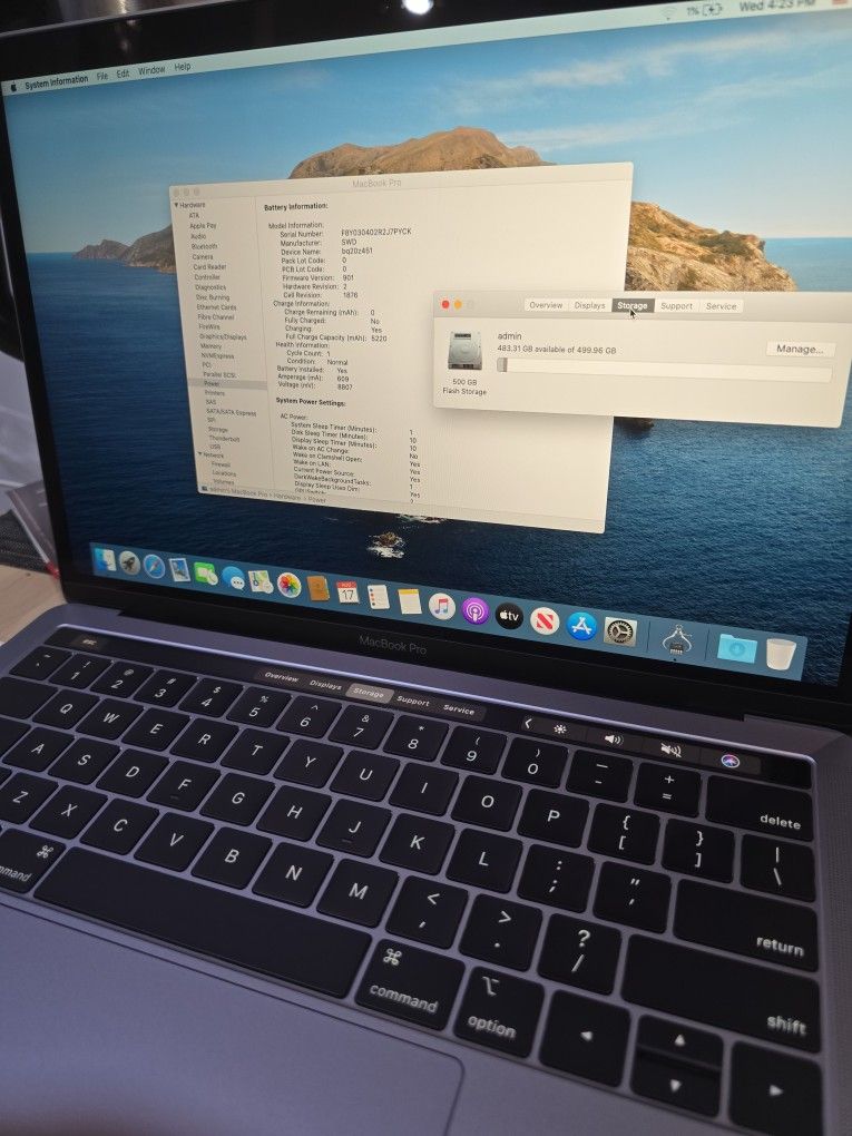 New 2019 Macbook Pro A1989 i7,16Gb,512Gb,13” LCD, AC Charger, Brand New,Space Gray Color, Original Box,Office 2022 for Great Purchase or Trade In