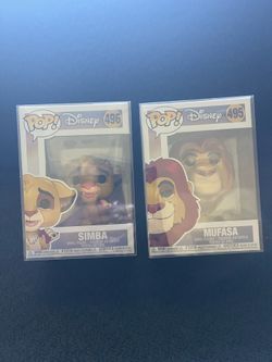 The Lion King Funko Pops - Simba & Mufasa
