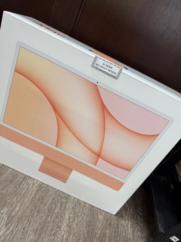 Apple IMac 24 Inch 2021 M1 Chip Desktop - Only $1 Today Pay The Rest Later!