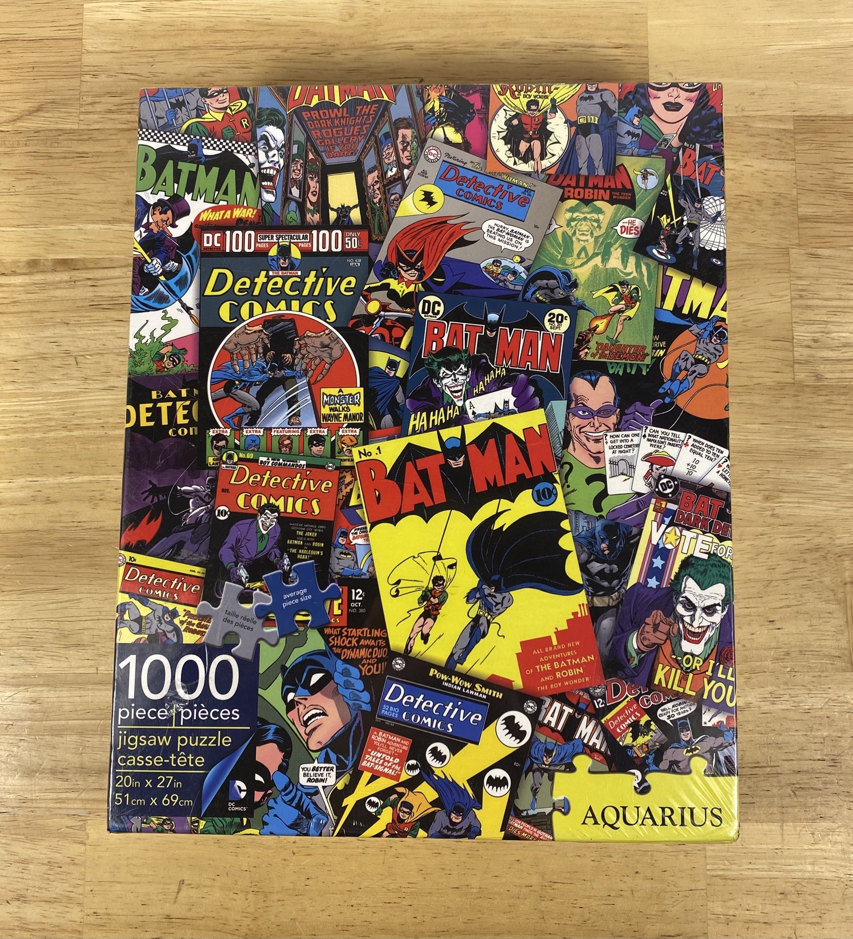 Batman DC Comic Book 1000 Piece Jigsaw Puzzle Aquarius NEW & SEALED!