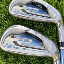 Ladies King Cobra FP Irons #5 & 6 - Graphite 50g Shaft- RH - 37” ($25 EACH)